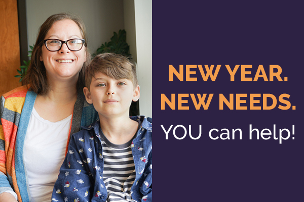 New year, new needs. You can help!